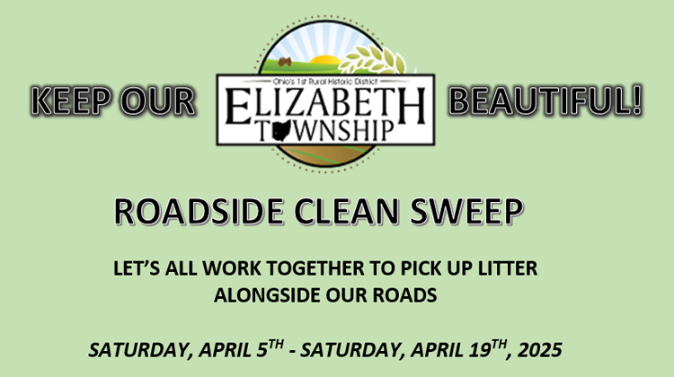 Join Us for Elizabeth Township’s Annual Roadside Clean Sweep